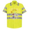 Men's High Visibility Safety Short Sleeve Work Shirt Thumbnail